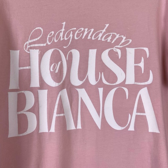 BIANCA CHANDON Pink Legendary Tee Shirt House of Bianca Small T - Picture 4 of 9